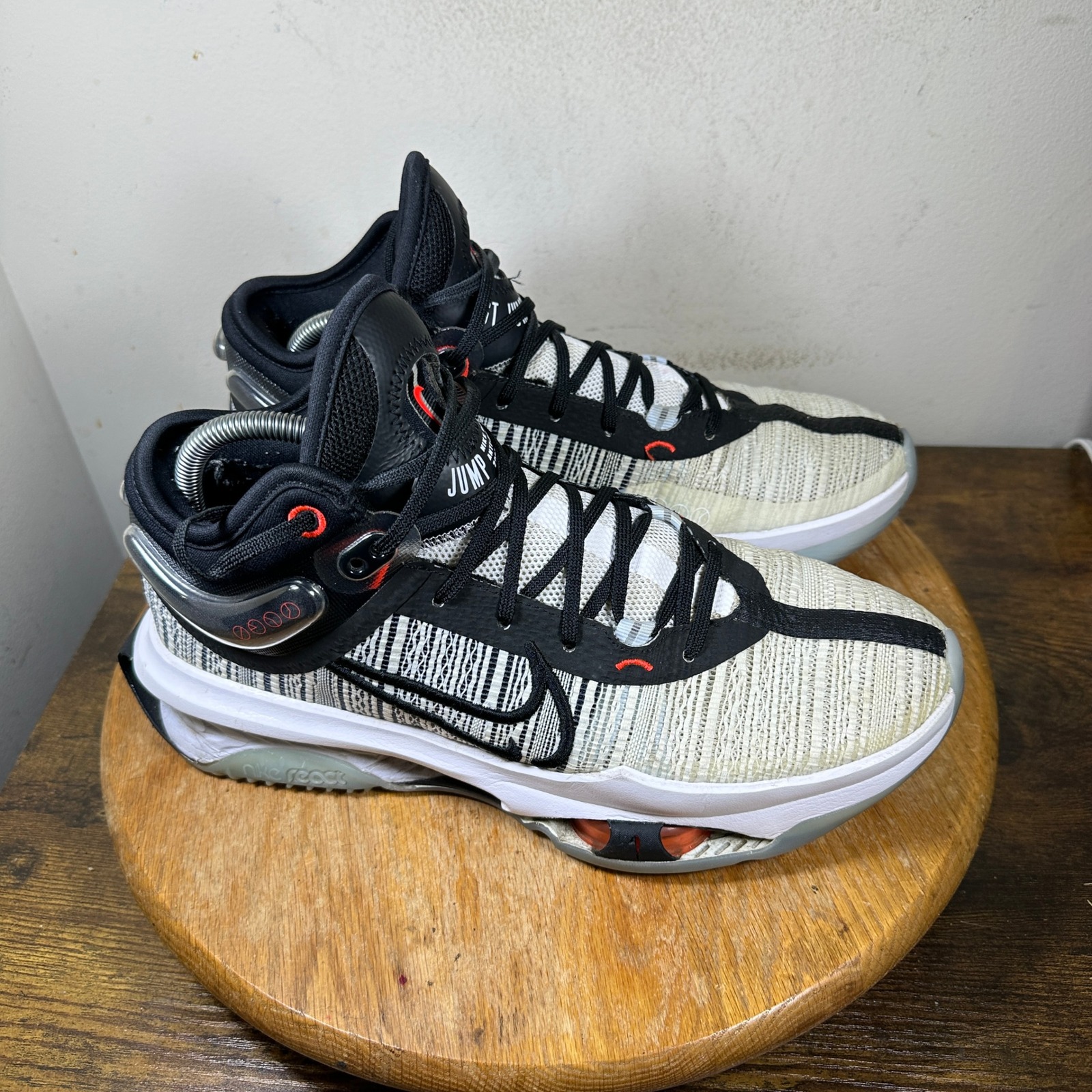 Nike Air Zoom Gt Jump 2 Black White Red Basketball Shoes Dj9431-001 Mens 10
